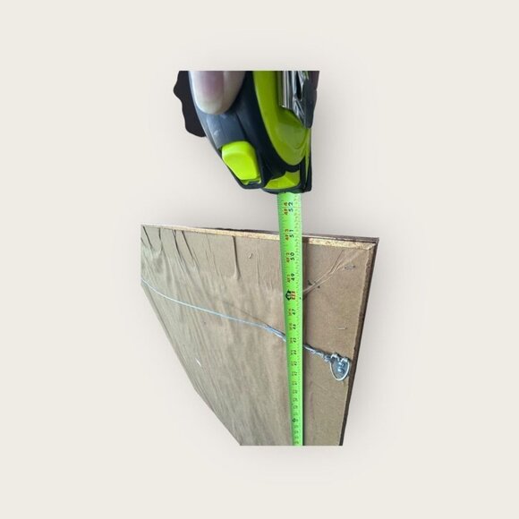 Framed Oil Palm Tree Painting Signed By Albena - Textured Art With Ornate Brown - Picture 10 of 14